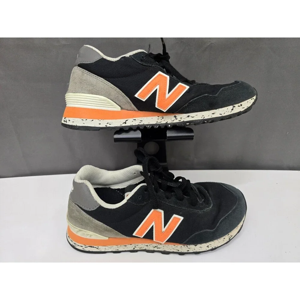 New Balance 515v3 Black Vibrant Orange Men's Size 7 / Women's Size 8.5 ML515BT3